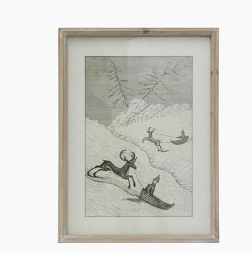 French Country Reindeer Wall Art