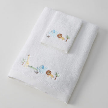 Jungle Adventure Bath Towel & Face Washer