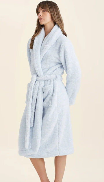 Papinelle Cosy Mid Length Robe Crystal Blue