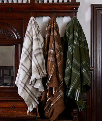 French Country Plaid Throws