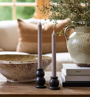 French Country Pebble Candleholders