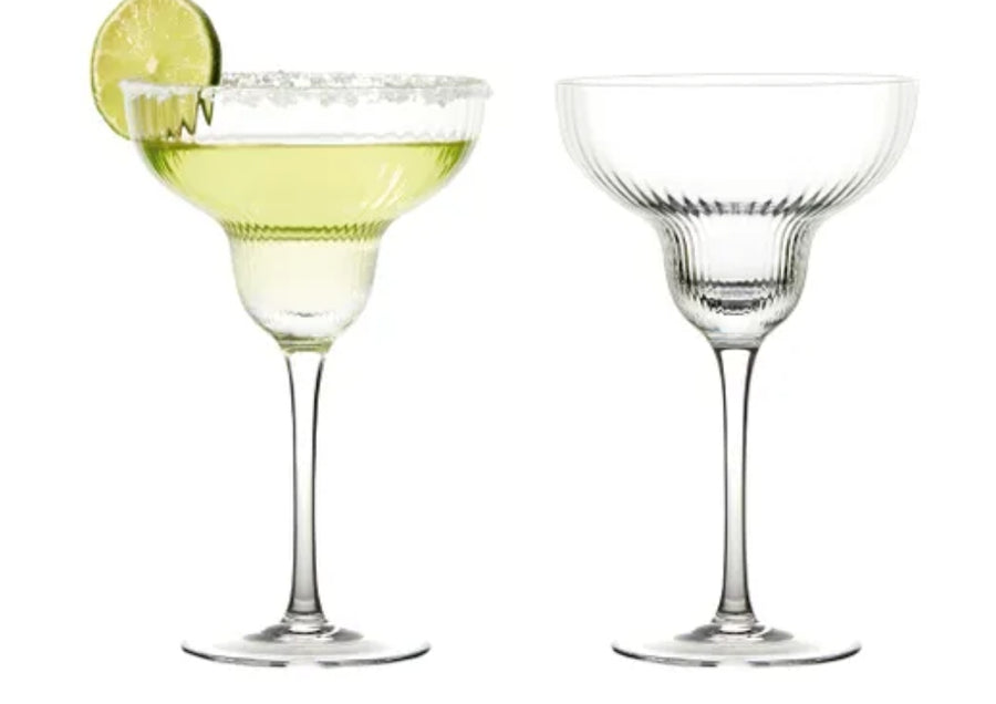 Set of 2 Margarita Glasses