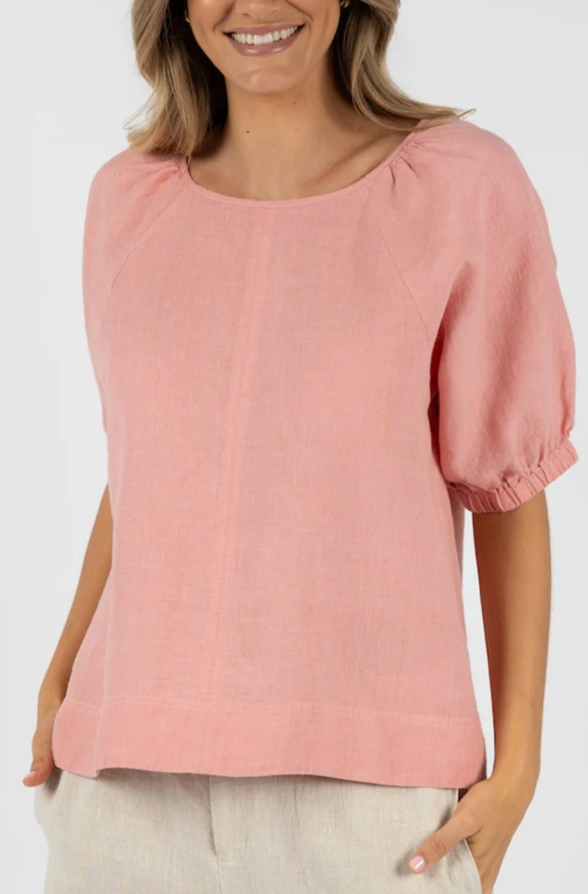 Humidity Lagoon Blouse Blush