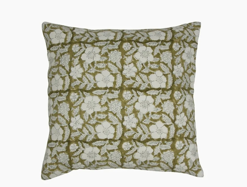 French Country Salta Chartreuse Cushion