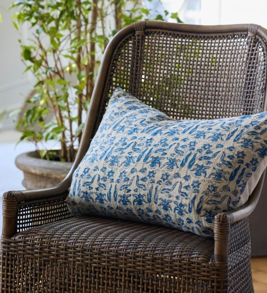 French Country Azure Cushion