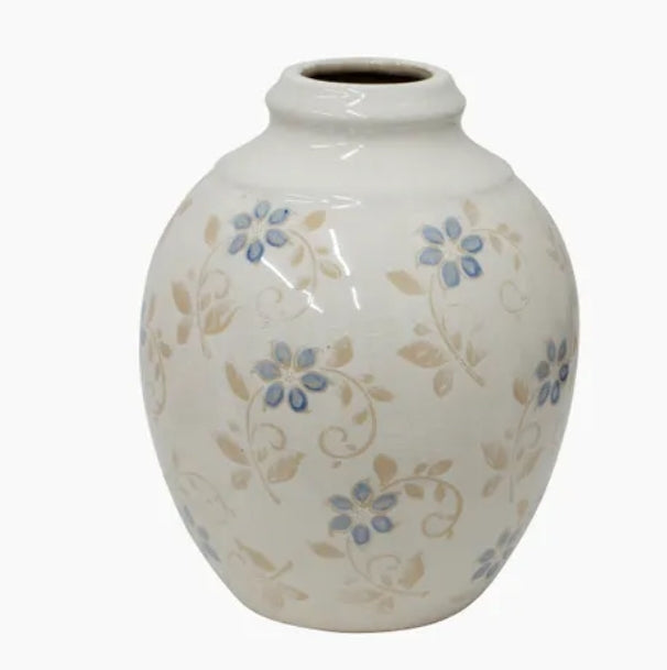 French Country Anais Oval Bud Vase