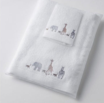 Zoo Life Towel & Face Cloth Set