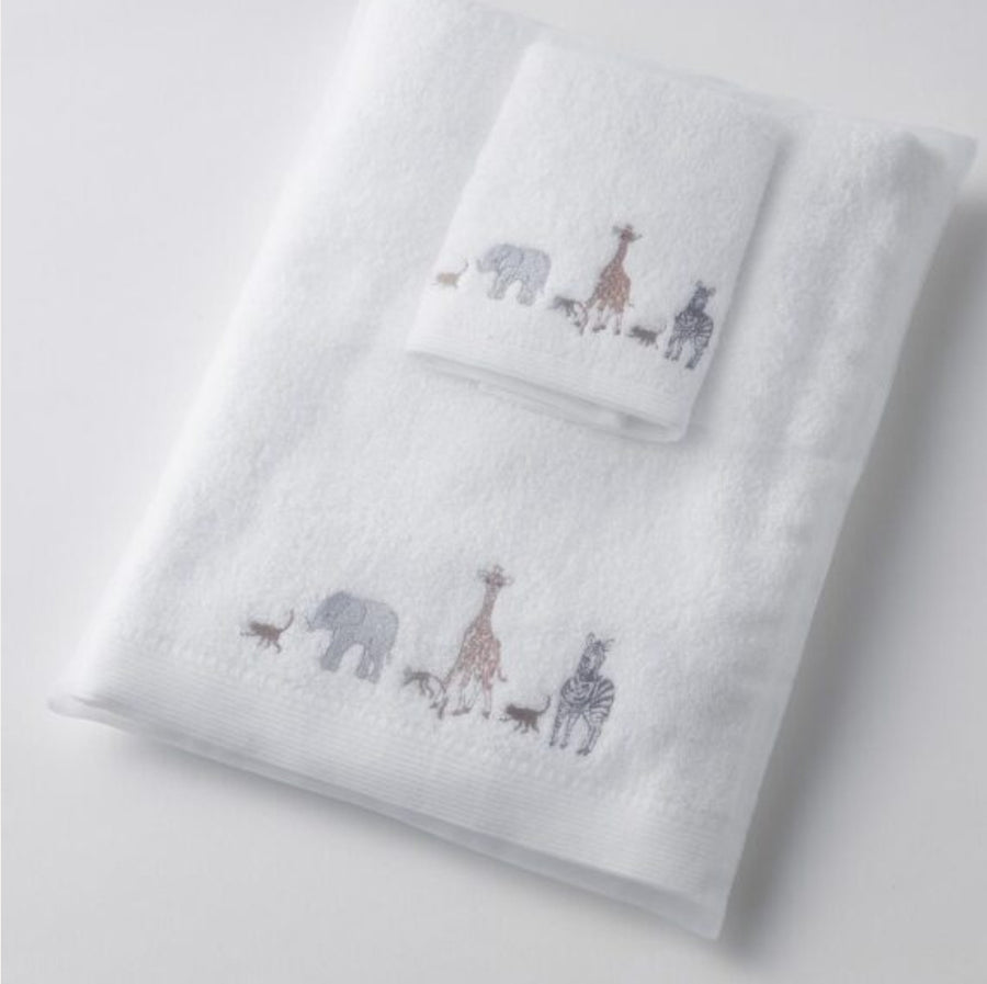Zoo Life Towel & Face Cloth Set