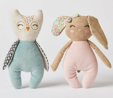 Owl & Bunny Rattles