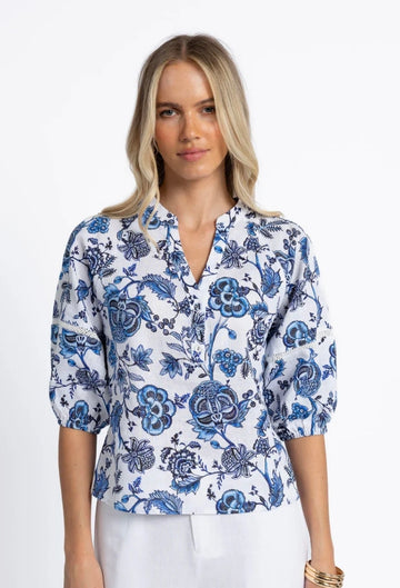 Humidity Rosa Blouse Jardin Print
