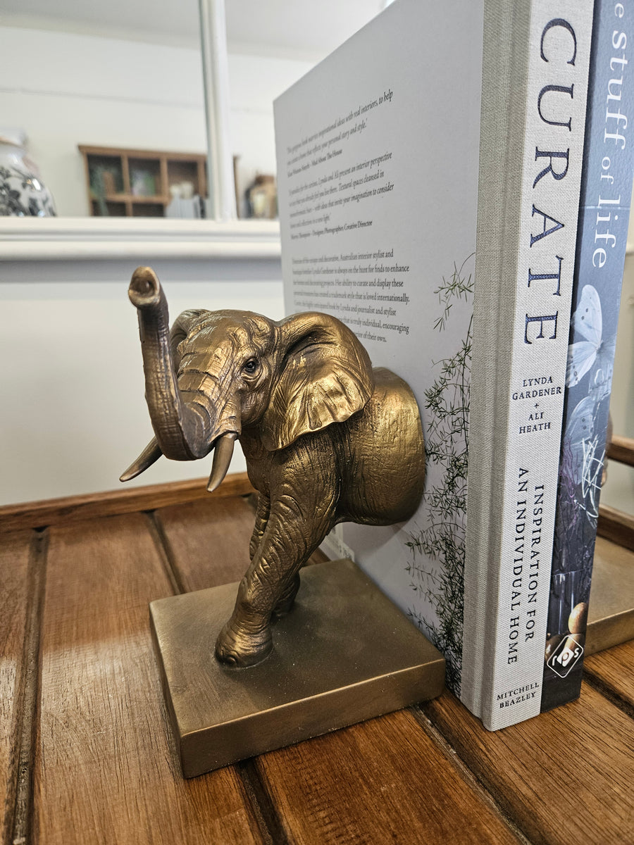 Elephant Bookends