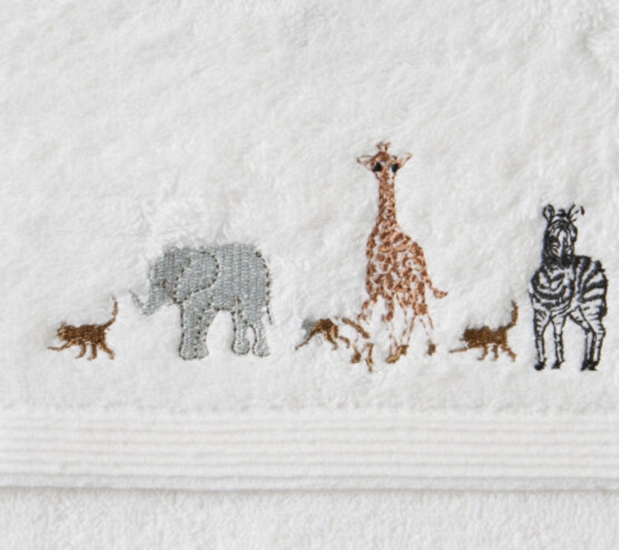 Zoo Life Towel & Face Cloth Set