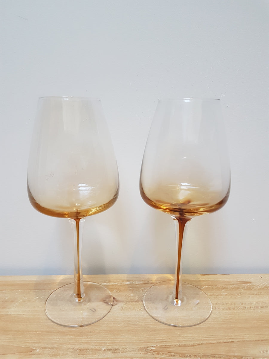 Broste Copenhagen Amber Glasses