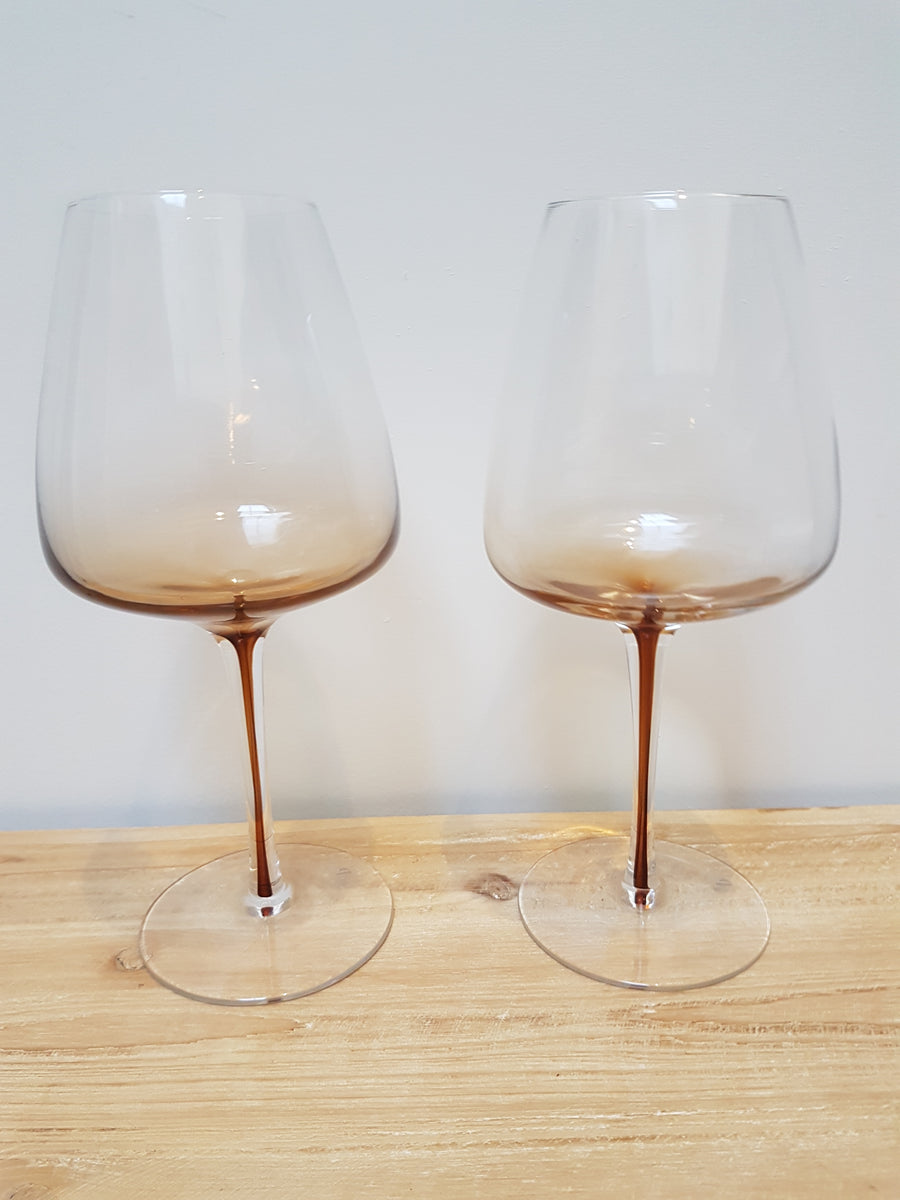 Broste Copenhagen Amber Glasses