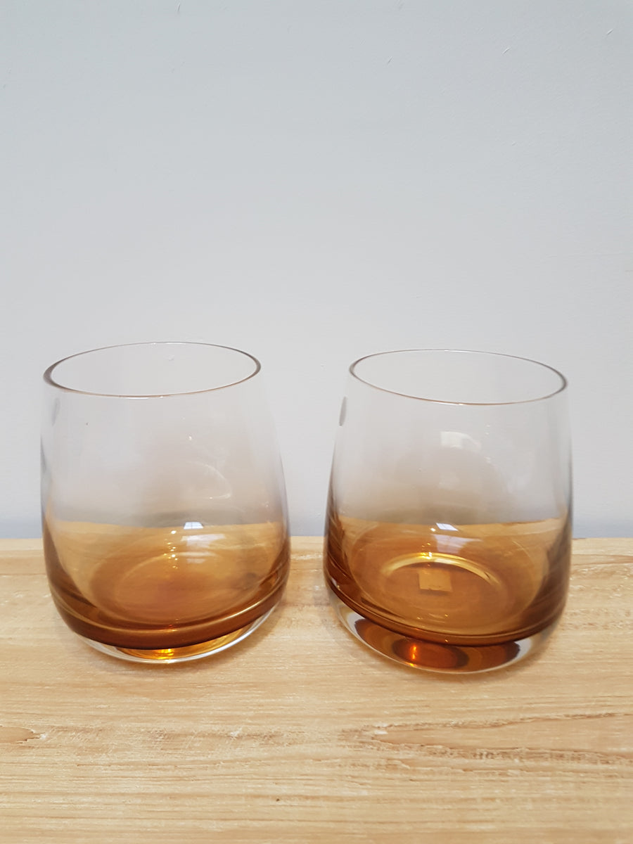 Broste Copenhagen Amber Glasses