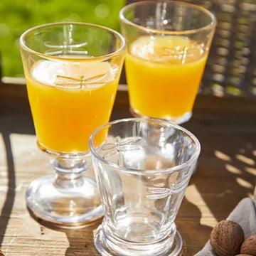 French Country Dragonfly Tumblers & Wine Glasses