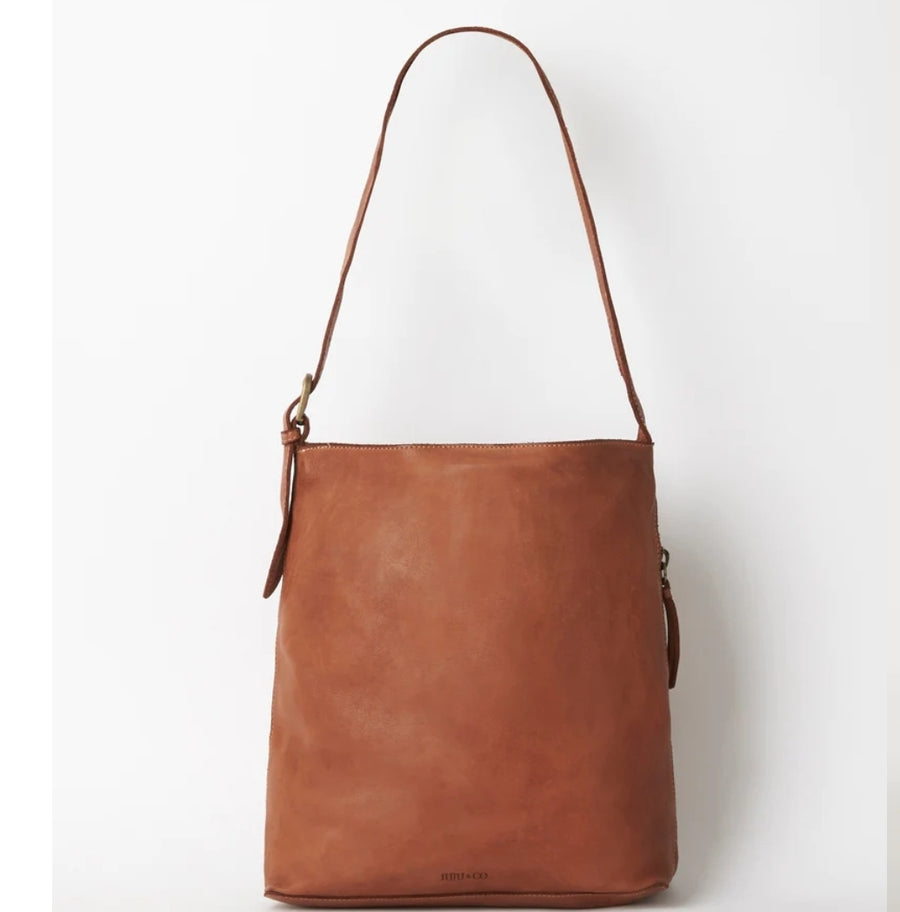 Juju & Co Bucket Tote Cognac