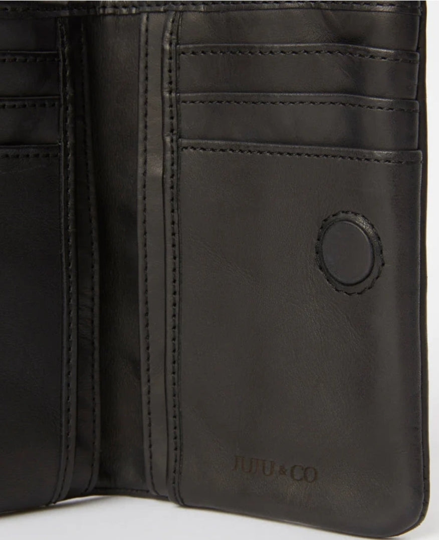 Juju & Co small black wallet
