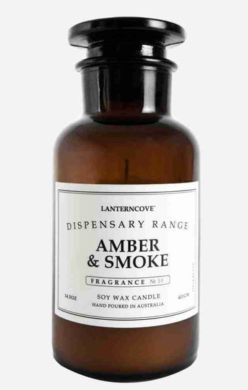 Lanterncove Amber & Smoke Candles