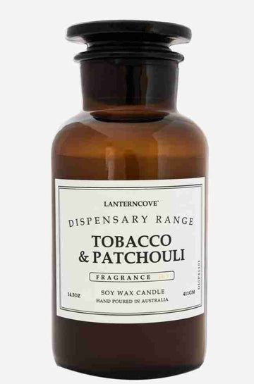 Lanterncove Tabacco & Patchouli Candles
