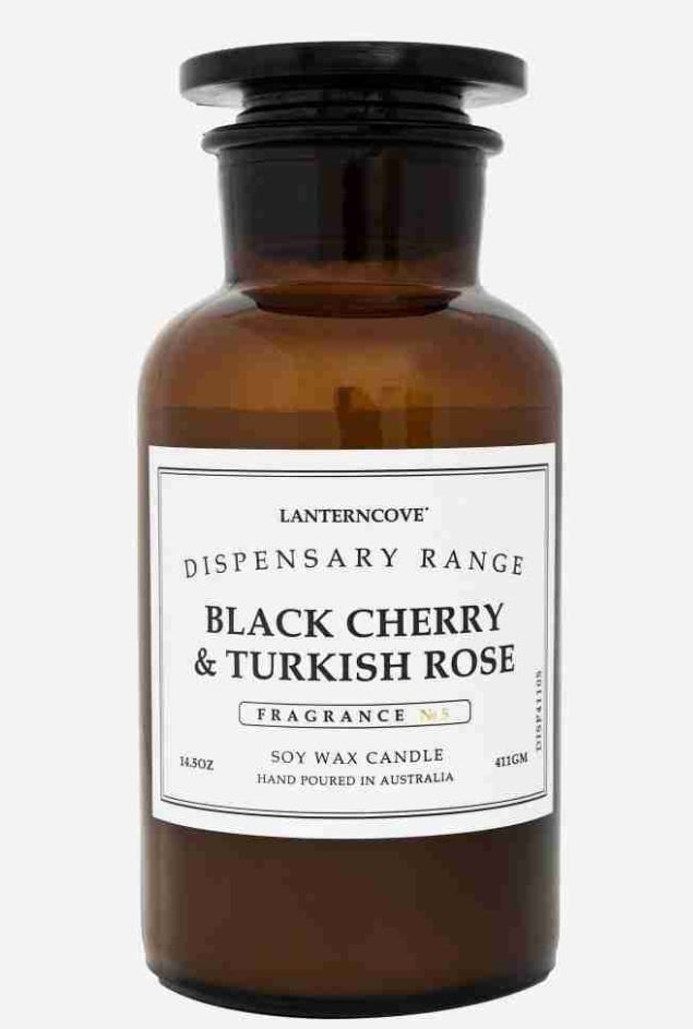 Lanterncove Black Cherry & Turkish Rose Candles